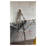Vintage DIY yard Light up star 6x4ft