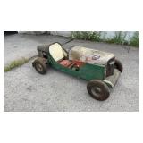 Antique Andy Crumshaw Go-Cart, with Chainsaw Motor