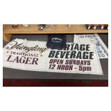 Lot of Portage Beverage Banners