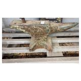 Antique metal anvil  - Top width 21inch - bottom