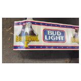 Bud light and Budweiser promotional poster (not