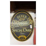 Vintage metal Peter Straubs special dark beer