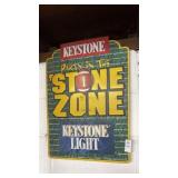 Vintage 1997 Keystone Light Metal advertising