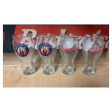 Set of 4 Samuel Adams Boston Lager Pint Glasses