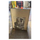 Richard Nixon Framed Picture and Chair