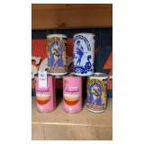 Lot of 5 Vintage Beer Cans
