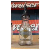 Vintage Sunoco Motor Oil Bottle
