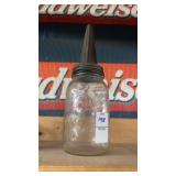 Vintage Ball Mason Jar W Oil Spout