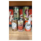 Lot of 5 Vintage Beer Cans