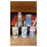 Lot of 5 Vintage Beer Cans