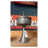 Norsk Tinn Pewter Cup 5" Engraved 2 Pc. Chalice