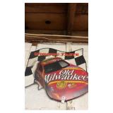 Vintage Old Milwaukee Metal NASCAR beer sign