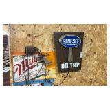 Genesee On Tap Beer Sign