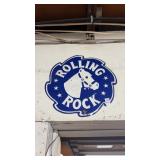 Rolling Rock Tin Sign
