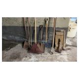 Lot of Hand Tools, shovels, rakes, etc.