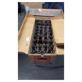 Vintage heavy duty cardboard beer case for