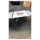 Coors Light 2-toned umbrella