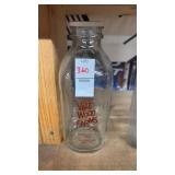Vale Wood Farms Milk Bottle
