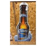 Bud Light Bottle Tin Sign