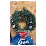 Coors Christmas Wreath