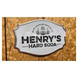 Henry Hard Soda Tin Sign
