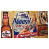 Natural Light Tin Sign