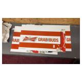 Budweiser Grab Some Buds 3 Pc Sign