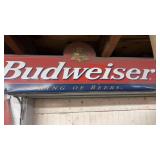 Vintage Budweiser King of Beers metal advertising