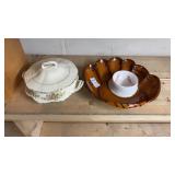 Porcelain Dish and Chip Mitt