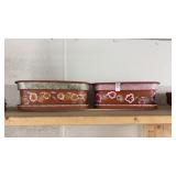 Floral Painted Flower Pots
