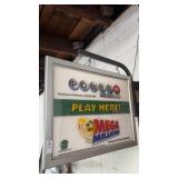 Official retailer sign for Pennsylvania powerball