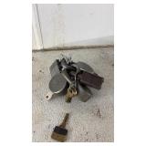 Lot of Assorted Heavy Duty Locks Most Have Keys
