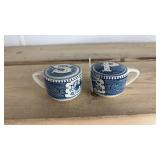 Currier and Ives Salt and pepper Set