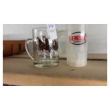 Genesee and Budweiser Mugs