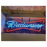 Budweiser bow tie neon in box