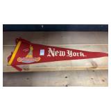 Vintage New York Statue of Liberty Pennant