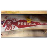 1937 Portage Township Pennant and Band Patch