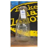 1938 Vale Wood Farms Award Milk Bottle