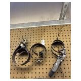 Lot of filter tools - clamps and wrenchs