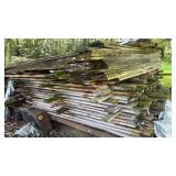 Large Lot of Lumber Front Side of Trailer