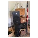 Assortment of Filing Cabinets