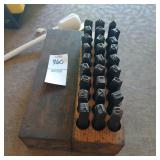 Letter stamp set