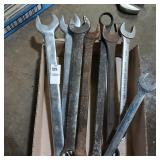 8 pc. Mixed lot of wrenches up to 32mm some