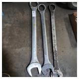 1-5/8, 1-7/8 and 2" wrench lot of 3
