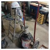 Graco 5 gallon grease pump and dolly
