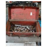 Toolbox with a lot of Craftsman and misc sockets