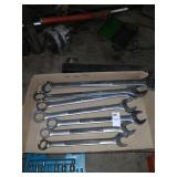 8 PC. Set of Craftsman USA wrenches 7/8"-1-5/16"