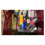 Drawer of Assorted Paints and Spays
