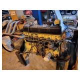 1956 straight 6  223 engine turned over by hand