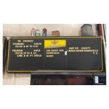 Pennzoil Motor Oil Peg Sign